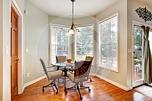 Dining area with antique table set