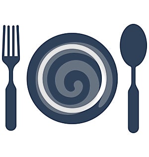 Dining Isolated Vector icon that can be easily modified or edit