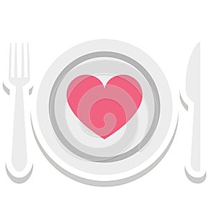 Dining Isolated Vector Icon that can be easily modified or edit