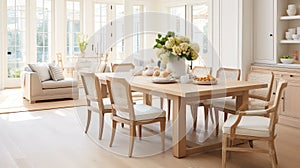 dining light wood table