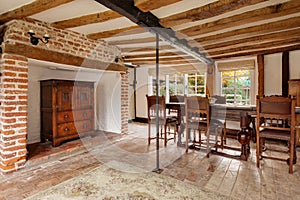 Dining room in 17th Century cottage