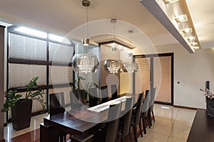 Dining room interior