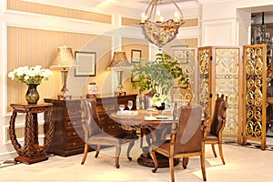 Dining room Luxury appliance home fitment furniture fitting photo