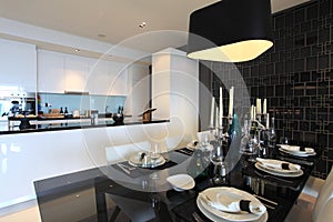 Dining room in Luxury Condo in Kuala Lumpur