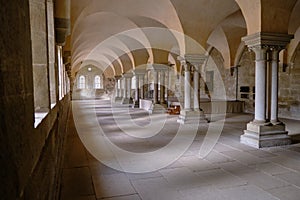 Dining room, refectio of the laypeople in Maulbronn Abbey