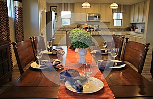 Dining Room Table Setting