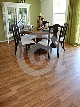 Dining Room with Wood Floors