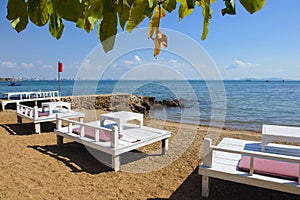 Dining table on the beach