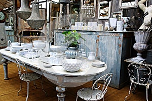 Dining Table with crockery