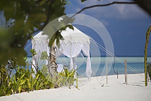 Dining Table for Honeymoon couples at Tropical Beach