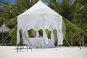 Dining Table for Honeymoon couples at Tropical Beach