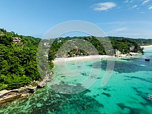 Diniwid Beach in Boracay, Philippines.