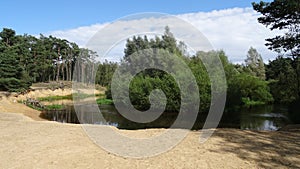 Dinkel river at de Lutte