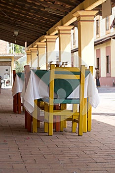 Dinner on the Patio in Mexico photo