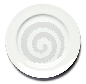Dinner Plate on White