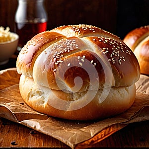 dinner roll, traditional small bun,baked bread eaten with meal