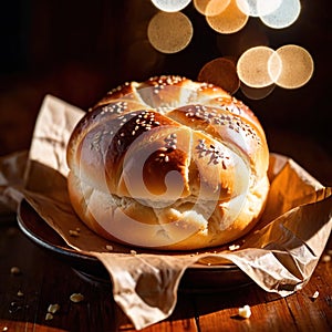 dinner roll, traditional small bun,baked bread eaten with meal