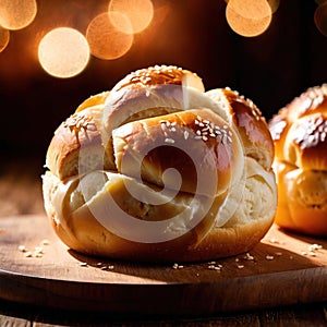 dinner roll, traditional small bun,baked bread eaten with meal