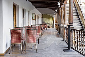 Dinner Tables at Manuc's Inn , Bucharest