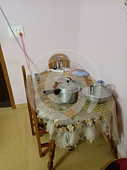 Dinnertable in room