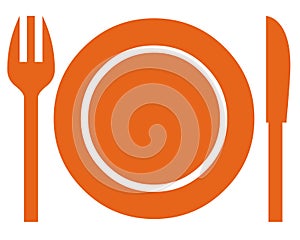 Dinnerware symbol