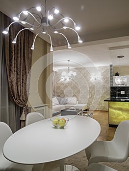 Dinning room and kitchen