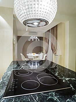 Dinning room and kitchen