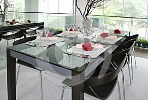 Dinning table setting