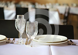 Dinning table setting style