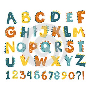 Dino alphabet numbers