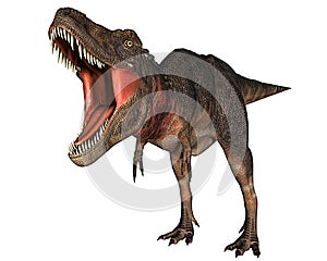 Dino dinosaur rex attaking photo
