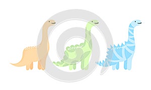 dino illustration in 3 styles