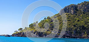 Dino Island and Blue Sea, Isola di Dino, Praia a Mare, Calabria, South Italy