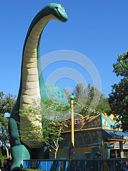 Dinoland USA at Disney`s Animal Kingdom Park, near Orlando, Florida