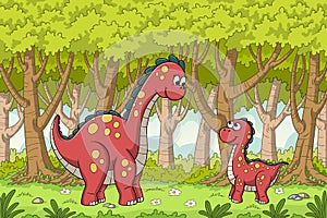 Dinos In The Forest