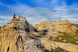 Dinosaur Badlands Landscape