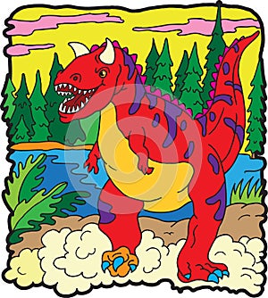 Dinosaur carnotaurus