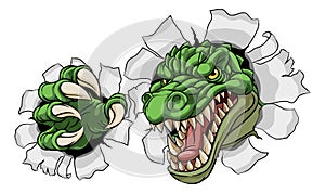 Dinosaur Crocodile Alligator Lizard Sports Mascot