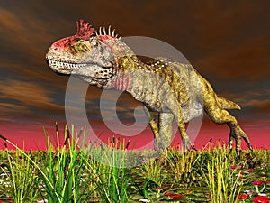 Dinosaur Cryolophosaurus