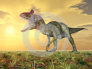 Dinosaur Cryolophosaurus