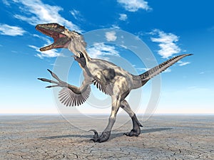 Dinosaur Deinonychus