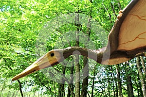 Dinosaur in the Dino Parc in Germany