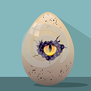 Dinosaur egg illustration