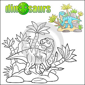 dinosaur iguanodon coloring book