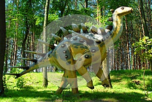 Dinosaur Kentrosaur, Kentrosaurus aethiopicus in jurassic park