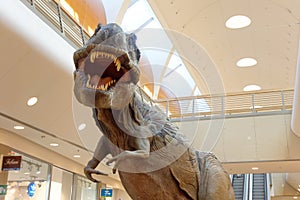 Dinosaur model at Mall