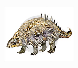 Nodosaurus, Cretaceous Mesozoic dinosaur