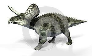 Dinosaur: Ornithischia Zuniceratops, 3D Illustration