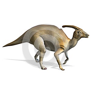 Dinosaur Parasaurolophus photo