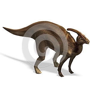 Dinosaur Parasaurolophus photo